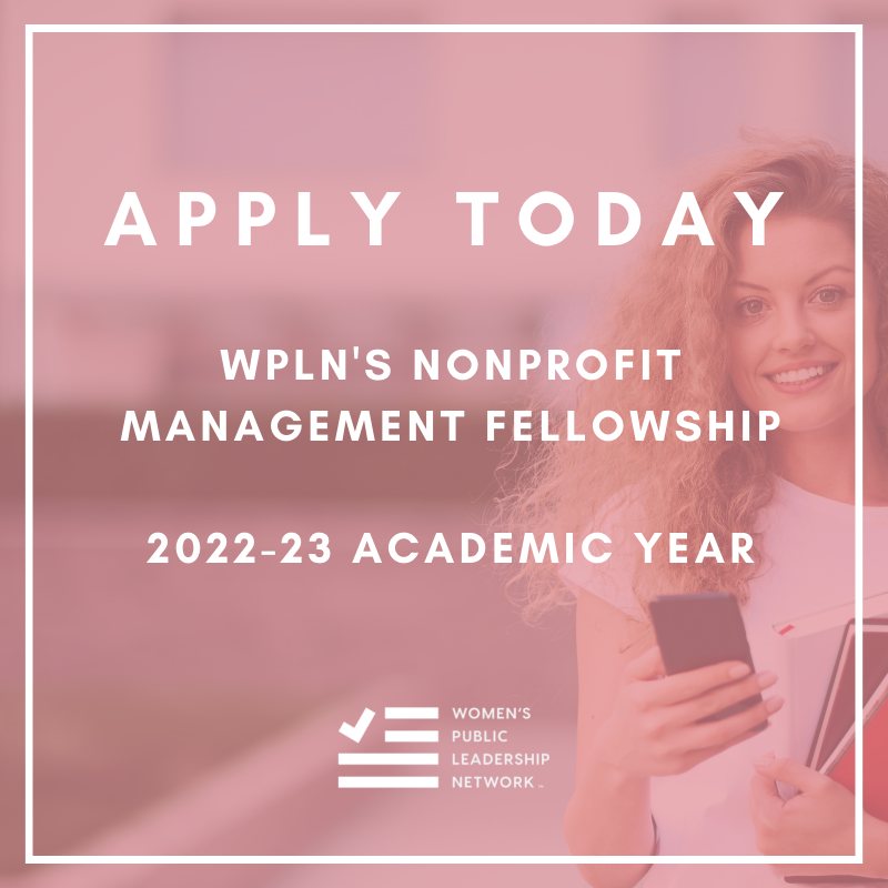 APPLY TODAY WPLNS NONPROFIT MANAGEMENT FELLOWSHIP 2022-23 ACADEMIC YEAR (800 × 800 px) (1)